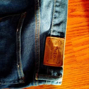 Polo Ralph Lauren Varick Slim Straight Jeans 35x32 - Dark Blue Wash